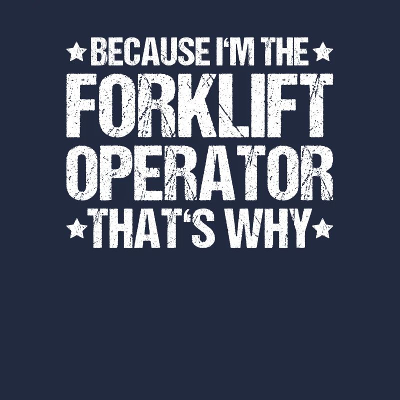 Staplerfahrer Gabelstaplerfahrer Forklift Operator