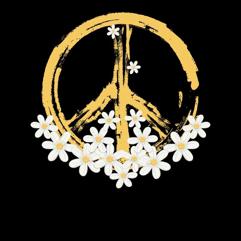Signe de paix Daisy Hippie Gardening