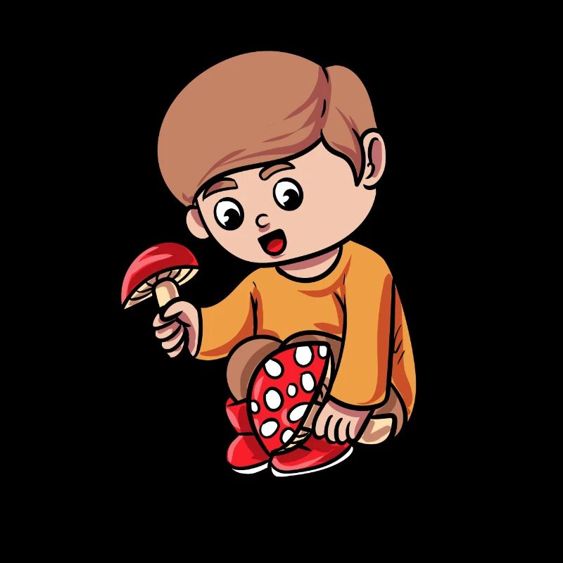 Champignon de dessin animé