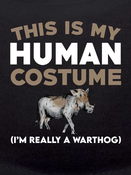 Funny Warthog Human Costume