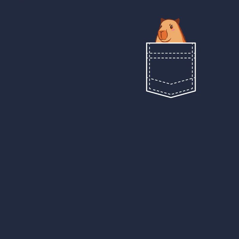 Drôle de Capybara dans le sac