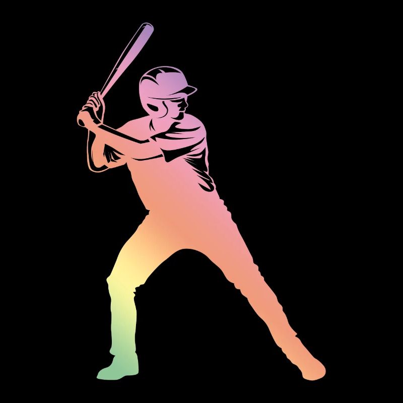 silhouette de baseball