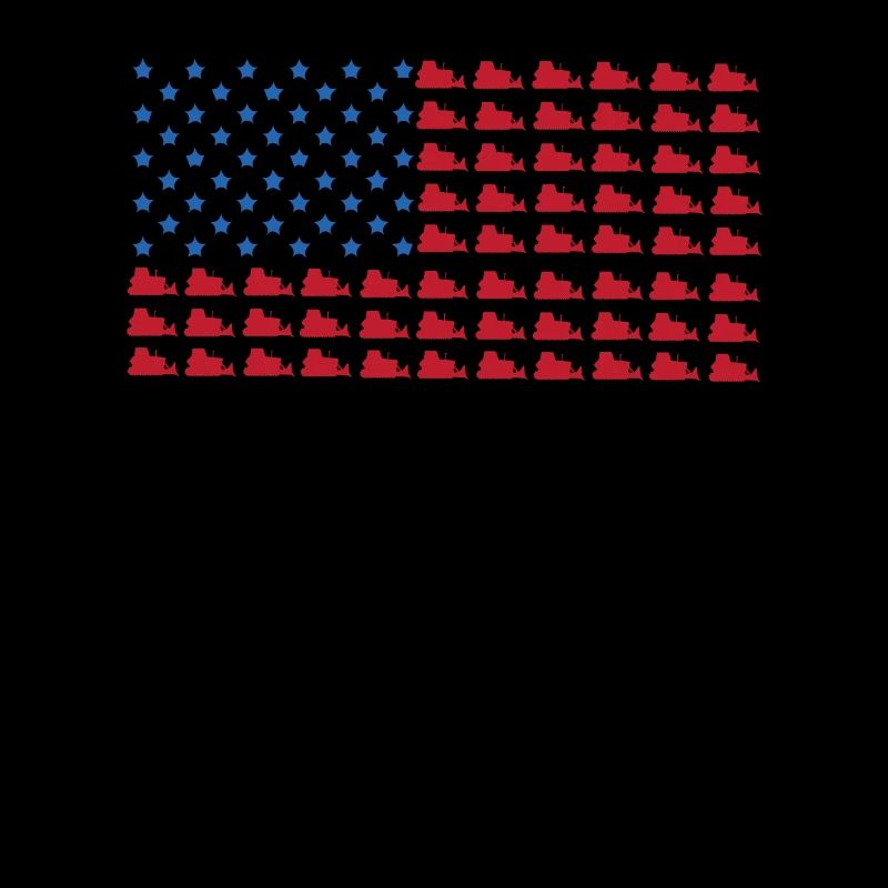 Drapeau bulldozer des États-Unis