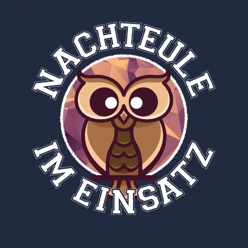 Nachteule im Einsatz Nachtdienst Eule