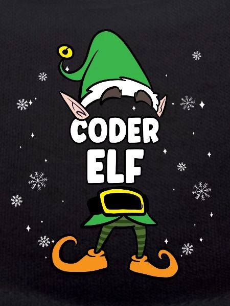 Coder Elf Partnerlook Weihnachten