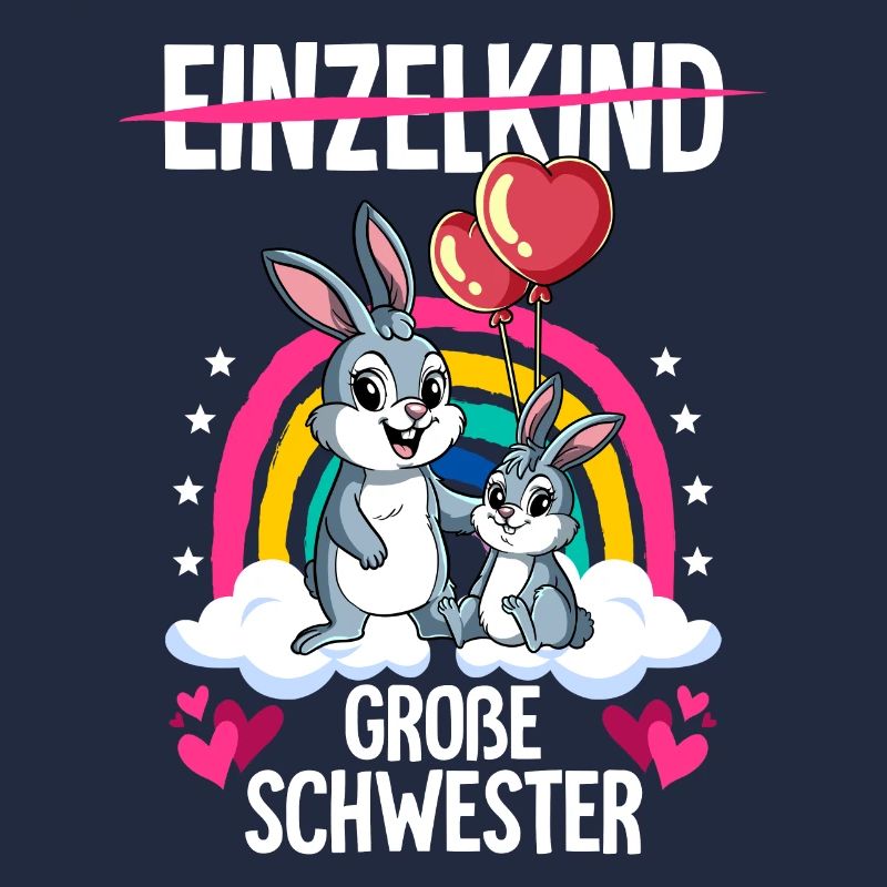 Ich werde Große Schwester Hasen