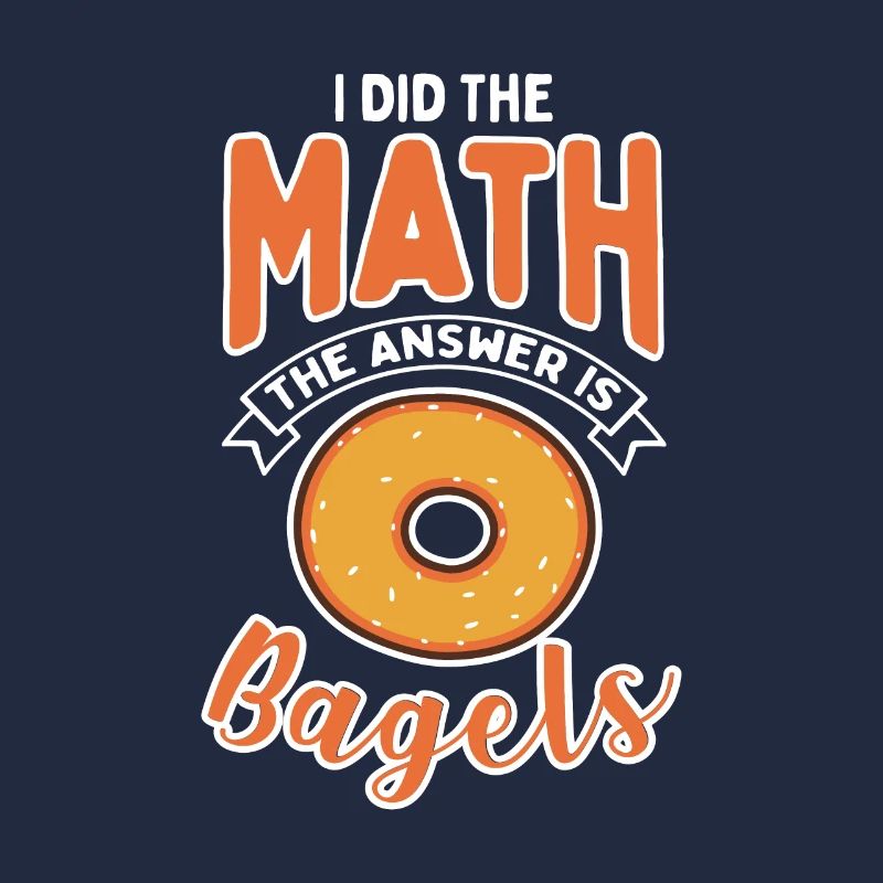 Math Bagel Nerd Bagels Professeur de mathématiques