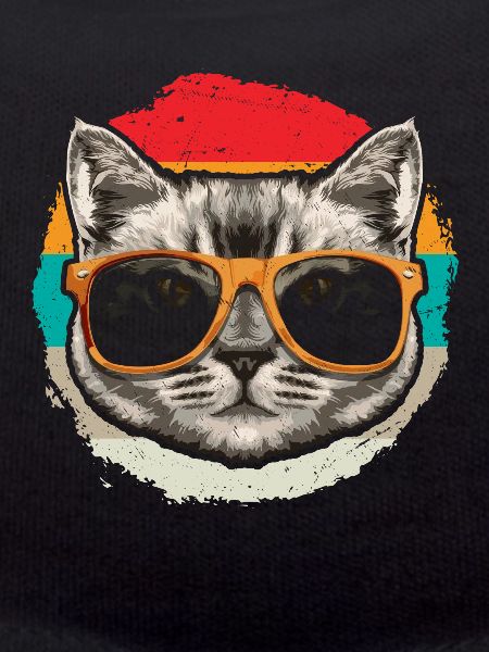 Sunglasses Cat Retro Kitten
