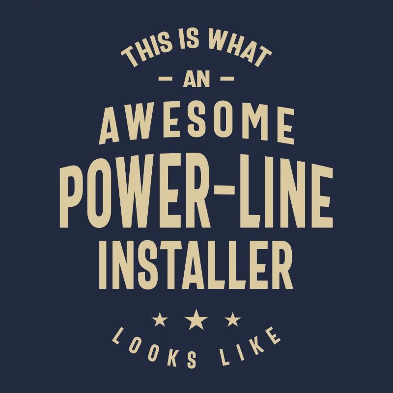 Super travail d’installateur de lignes électriques