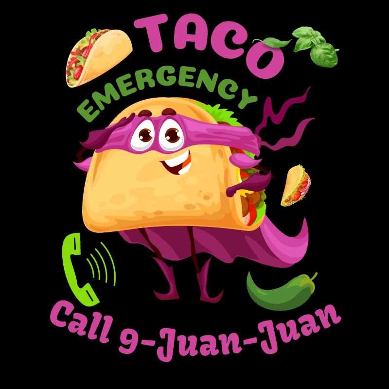 Drôle de tacos mexicain appel d’urgence 9 Juan Juan