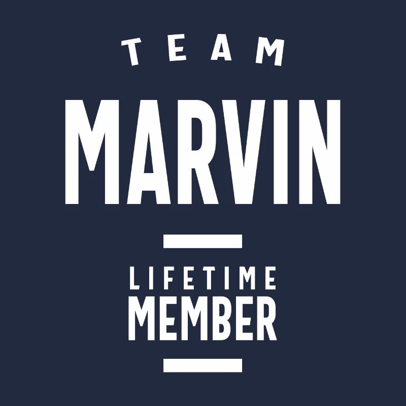 Team Marvin Lifetime Member Personalisierter Name