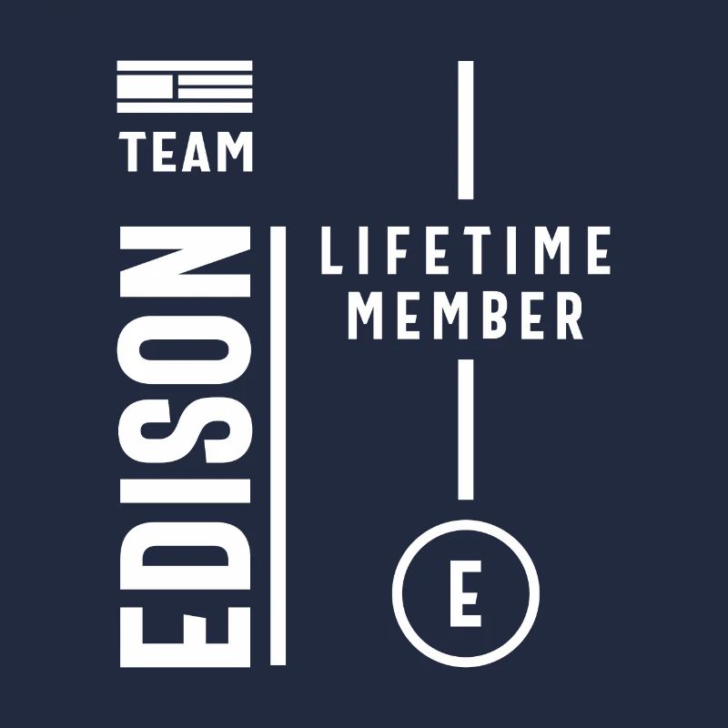 Team Edison Lifetime Member Personalisierter Name