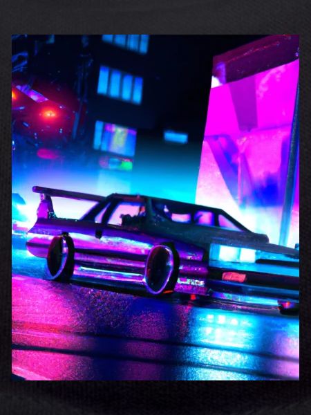 Vaporwave Esthétique Synthwave Car