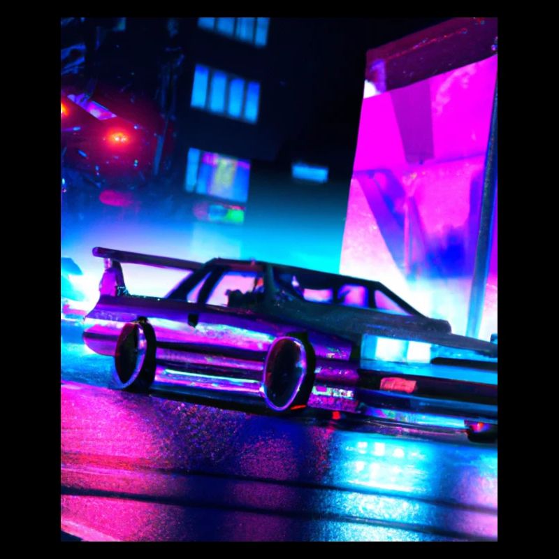 Vaporwave Aesthetic Synthwave Car
