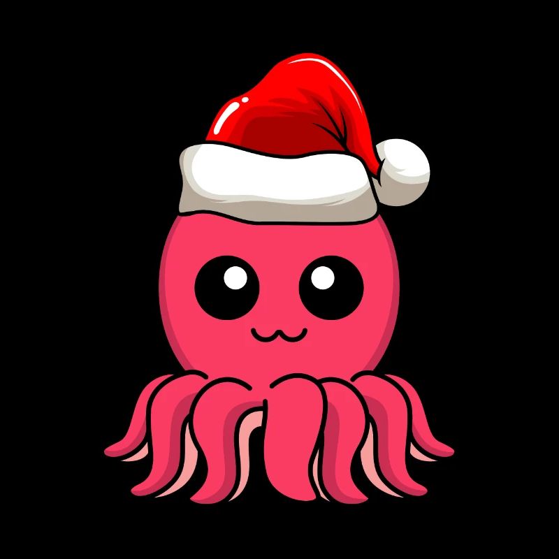 Octopus Comic Christmas