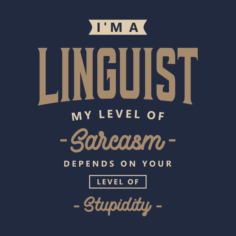 Linguist Funny Job Title Profession