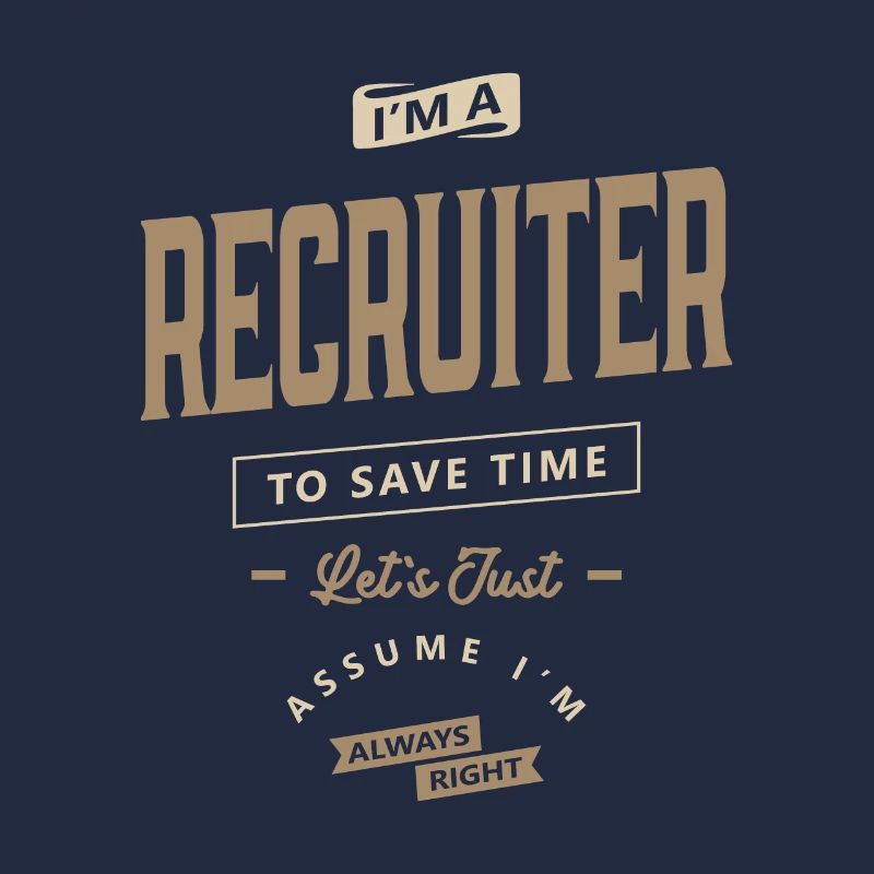 Recruiter Funny Job Title Profession