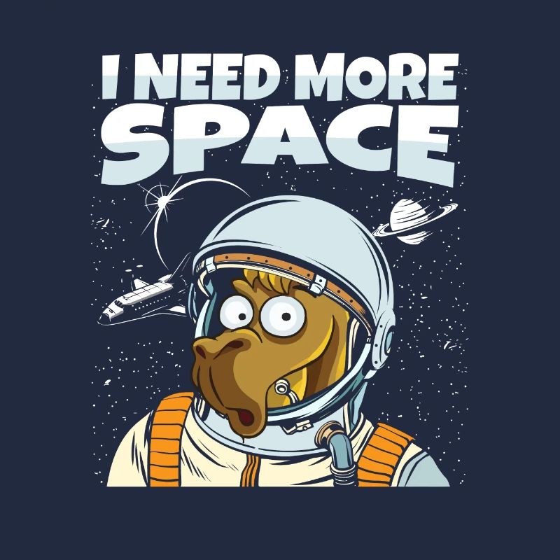 Kamel Astronaut I Need More Space