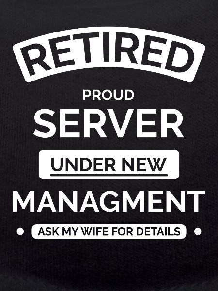 Serveur à la retraite