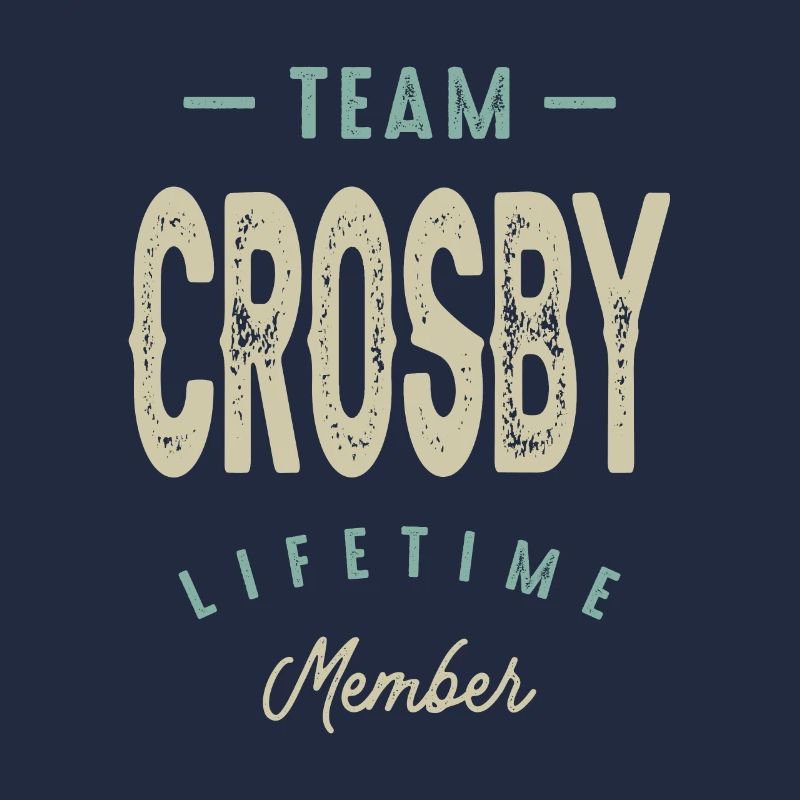 Team Crosby Funny Personalized Name