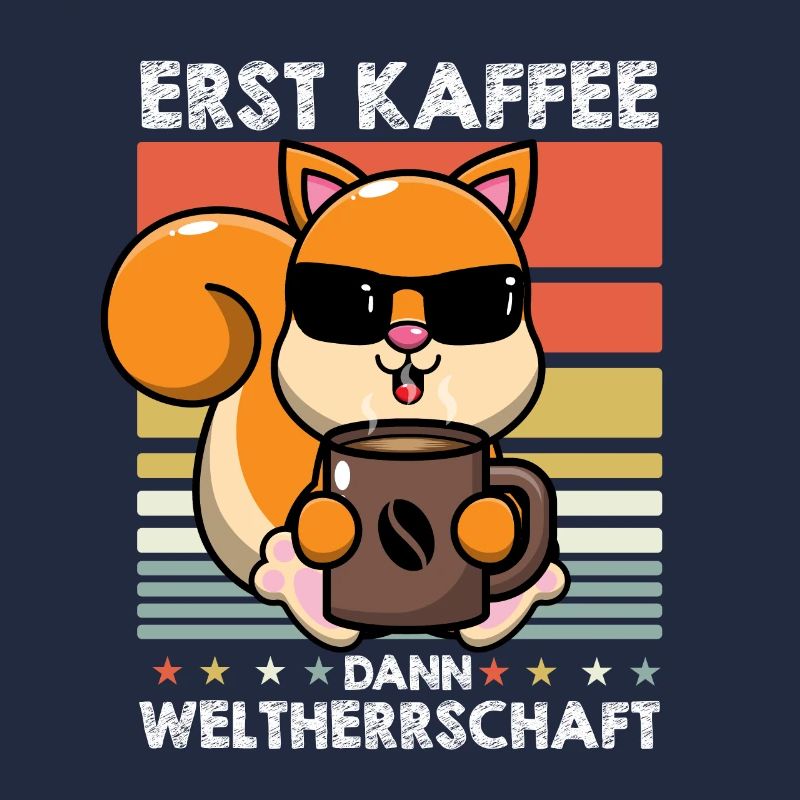 Eichhörnchen Kaffee-Sonnenbrille