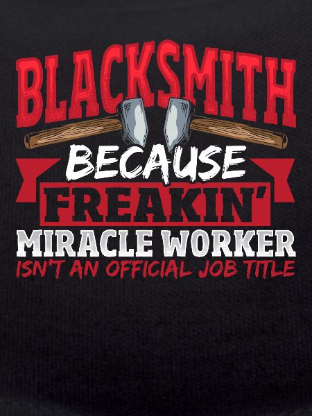 Blacksmith Official Job Title Blacksmithing