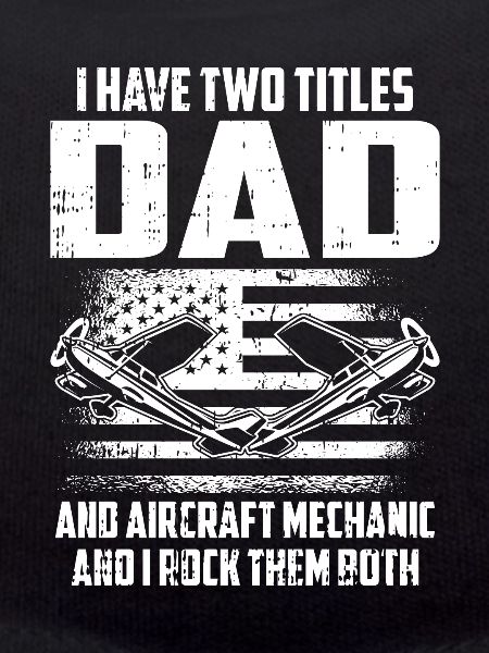 Airplane mechanic dad