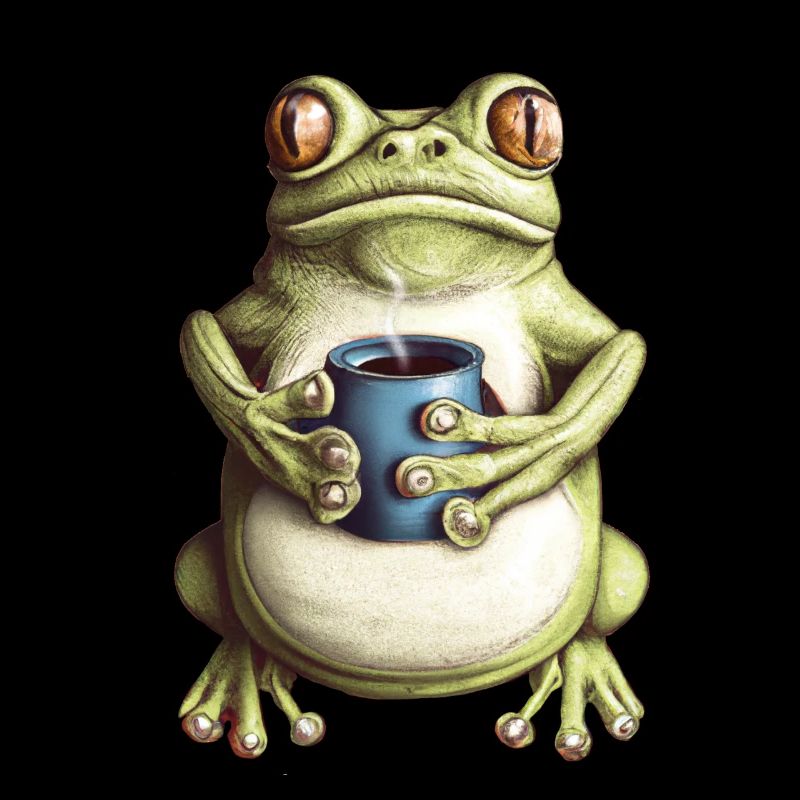 Café de grenouille crapaud
