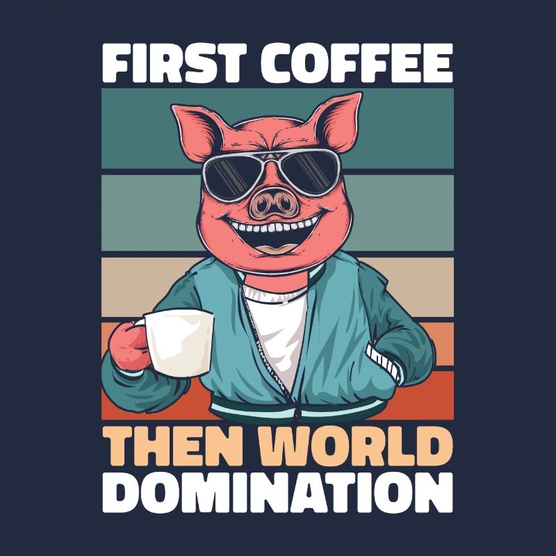 Pork Pig Farmer Coffee