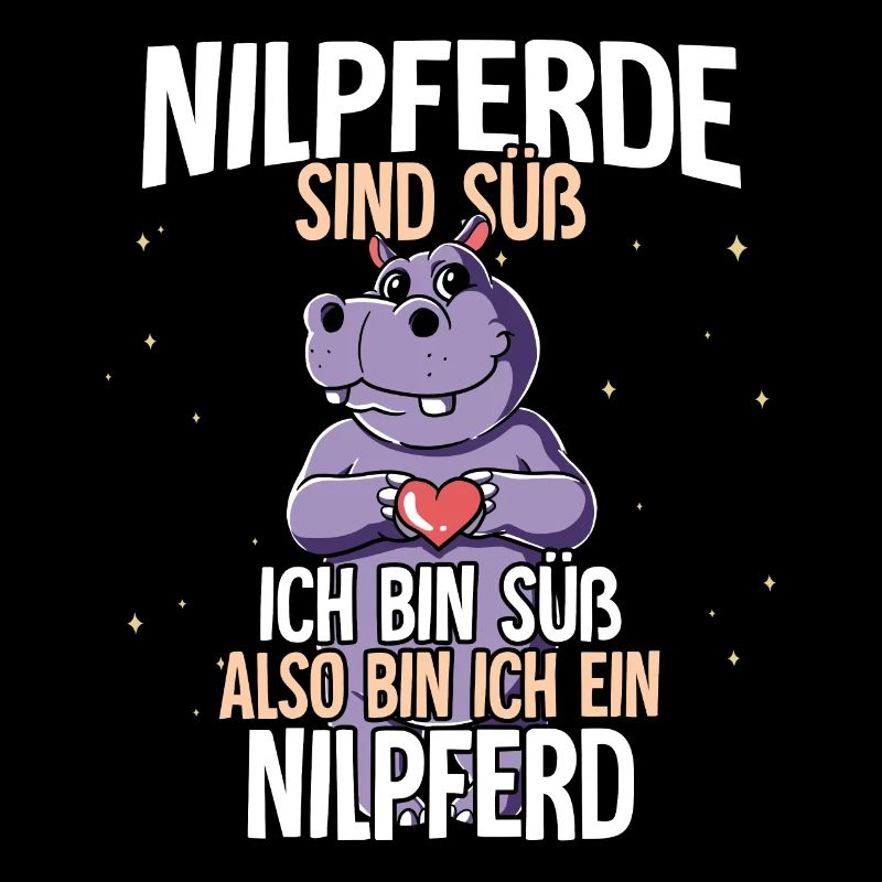 Nilpferde Sind Süß Nilpferd