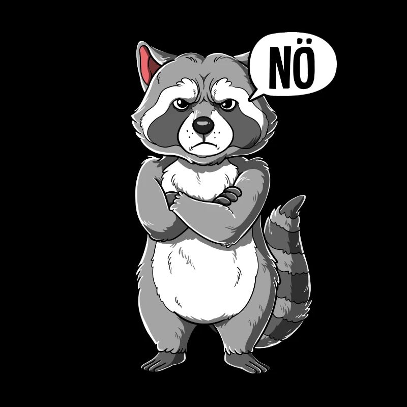 Waschbär Nö