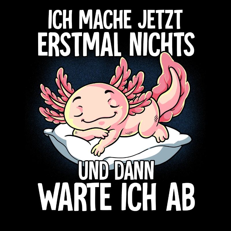Langschläfer Axolotl Müde Schlaf