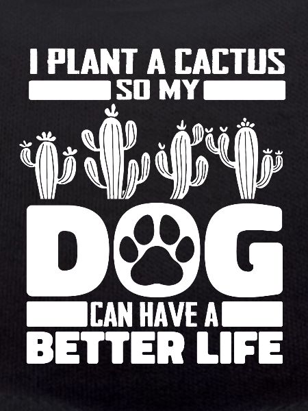 Cactus Garden Dog