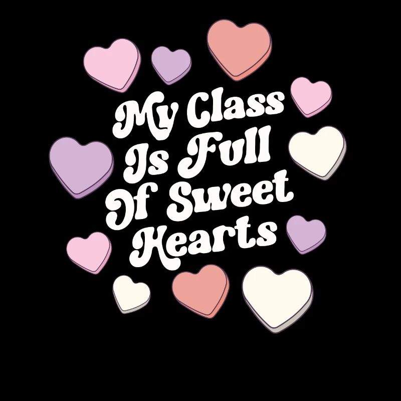 Professeur Saint-Valentin Ma classe est pleine de douceur