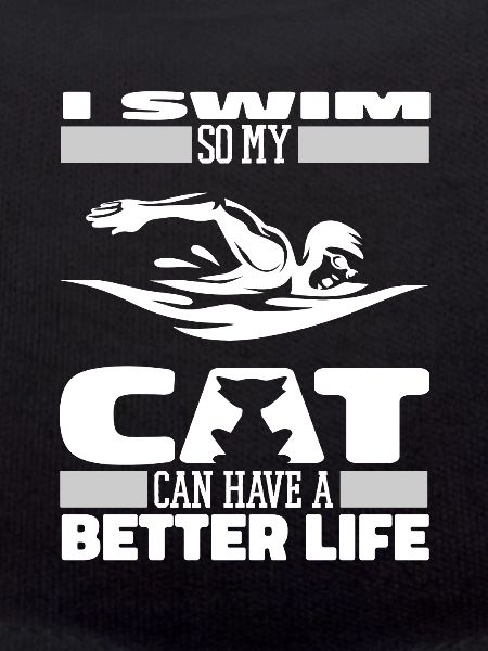Natation Nageur Chat