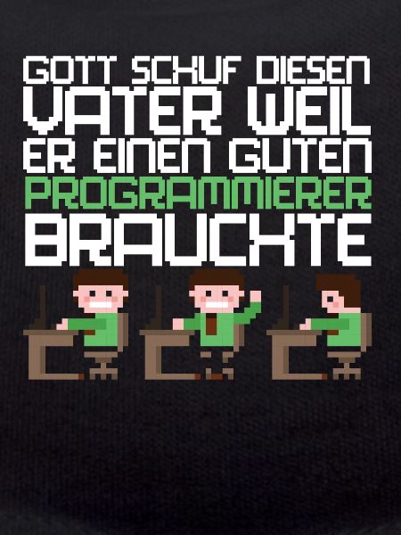 Entwickler Coder Programmierer Vater