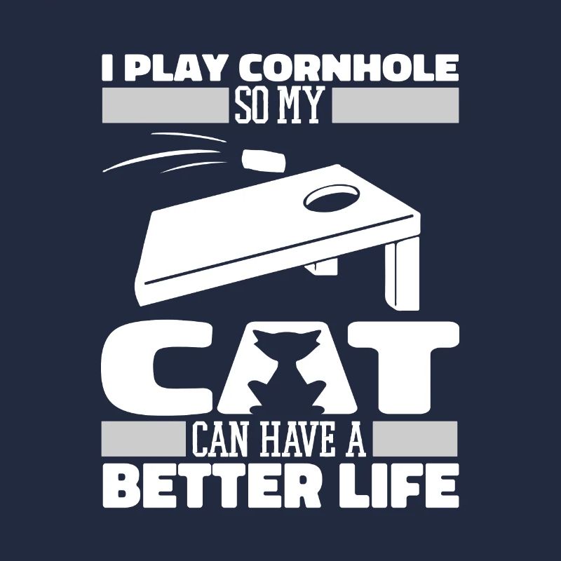 Cornhole Sackloch Spiel Katze