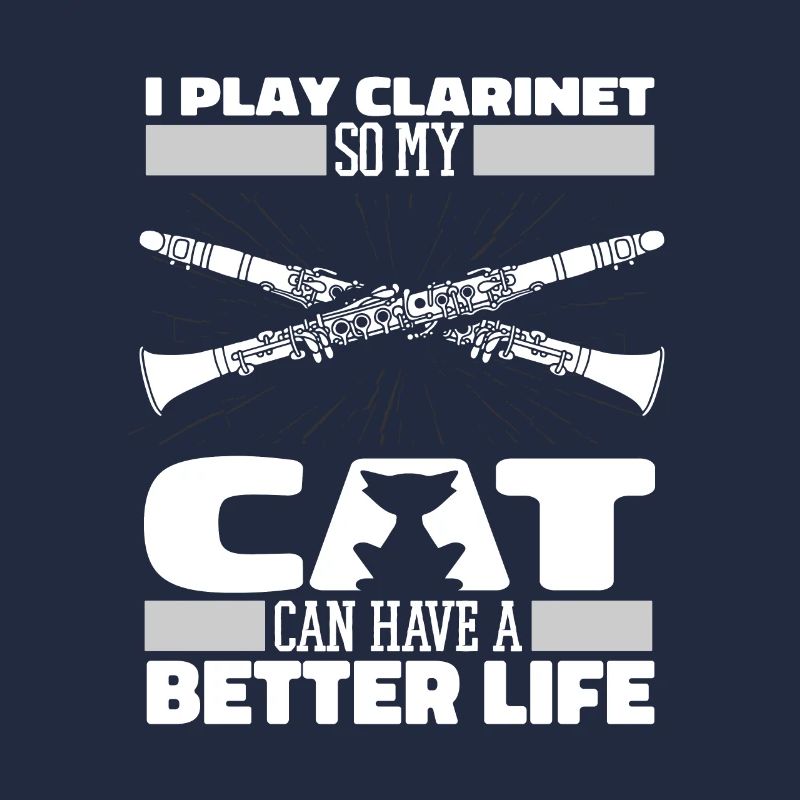 Clarinet Clarinetist Cat