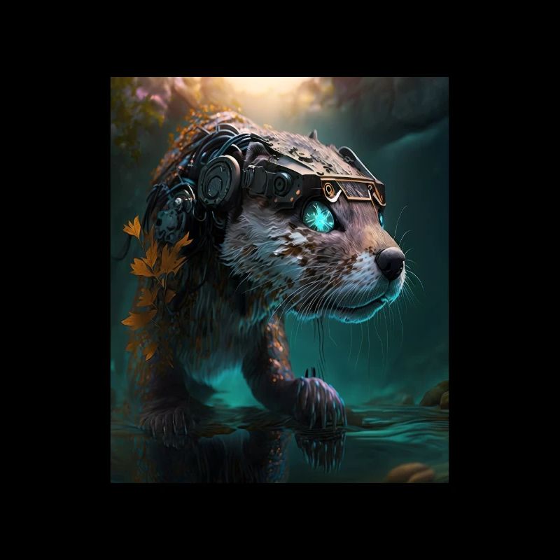 Science Fiction Evolved Animal Robot Otter