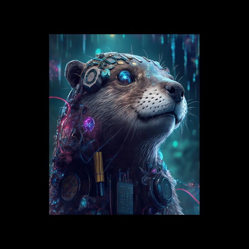Science Fiction Evolved Animal Robot Otter