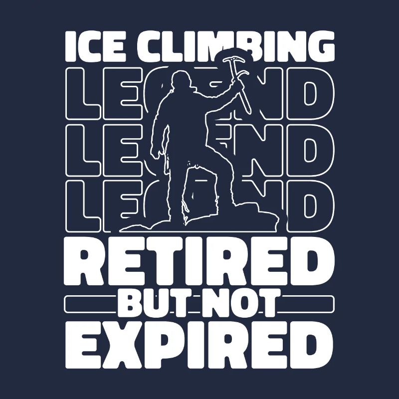 Retraités grimpeurs sur glace