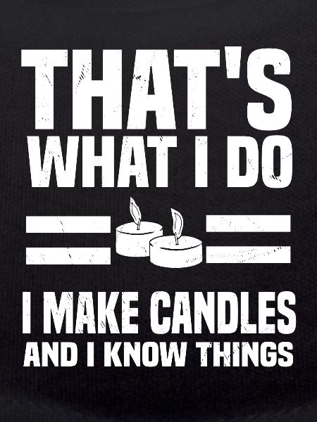 Funny candle maker costume