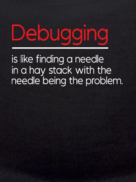 Lustiges Debugging-design