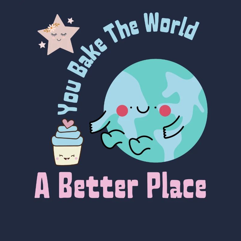 You Bake The World A Better Place Cute Cake Making