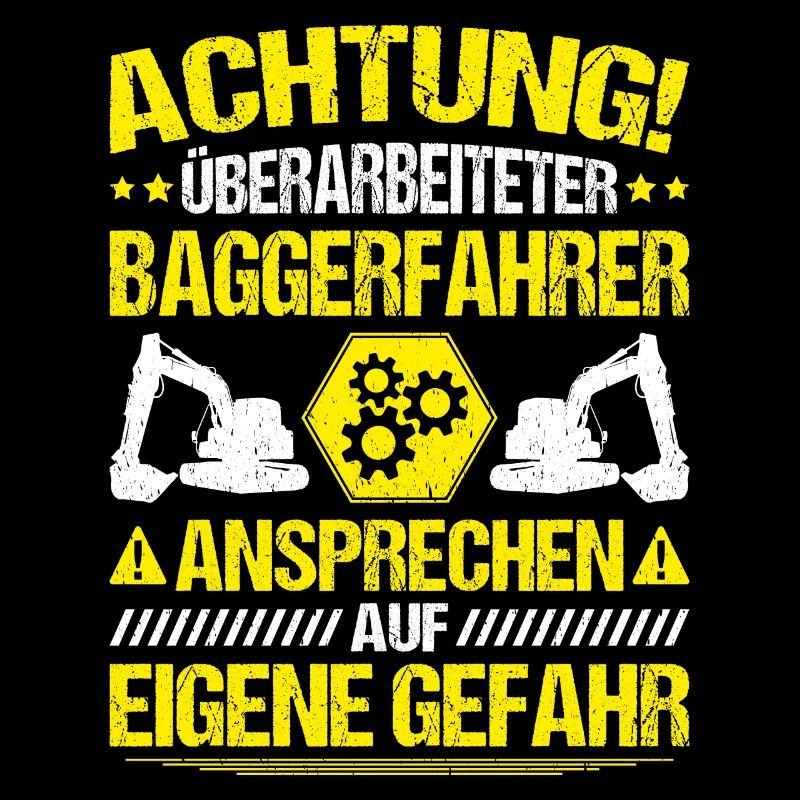 Baggerfahrer Baggerführer Heavy Equipment Operator