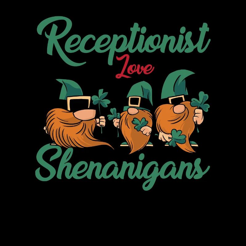 Drôle de réceptionniste Saint-Patrick