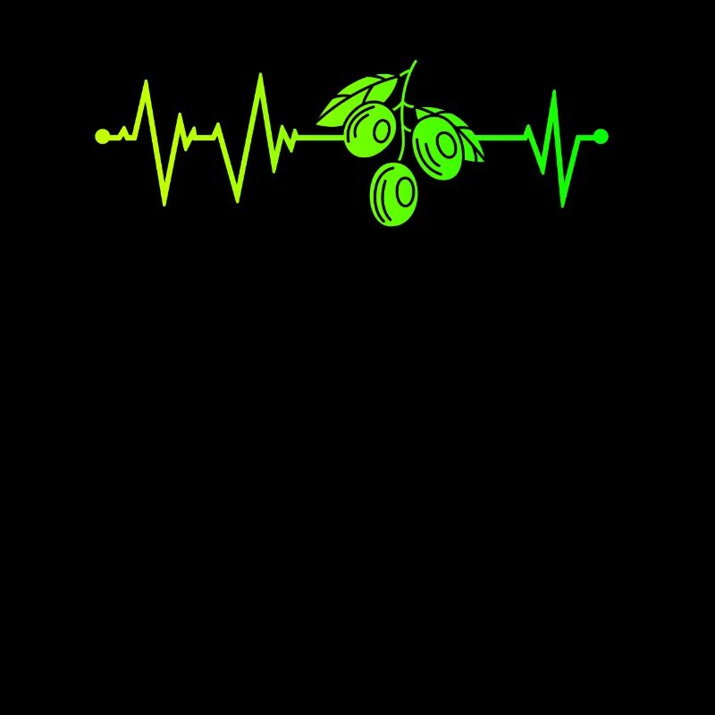 Green olive heartbeat