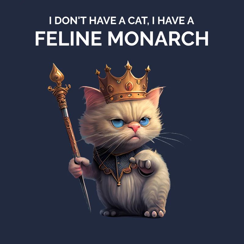 Drôle de chat disant Crazy Cat Lady