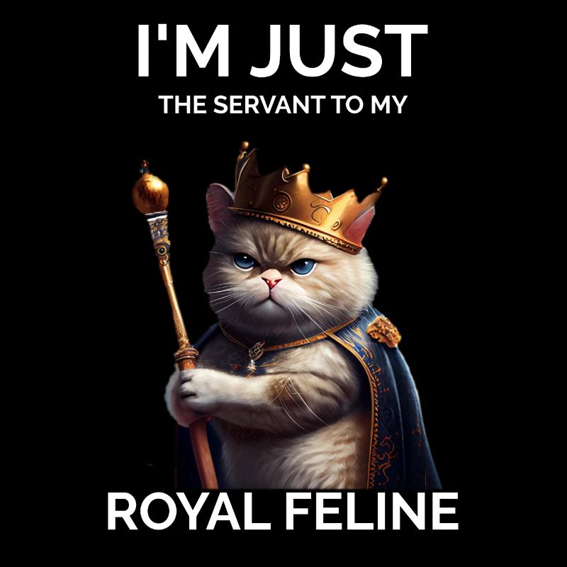 Je ne suis que le chat royal serviteur