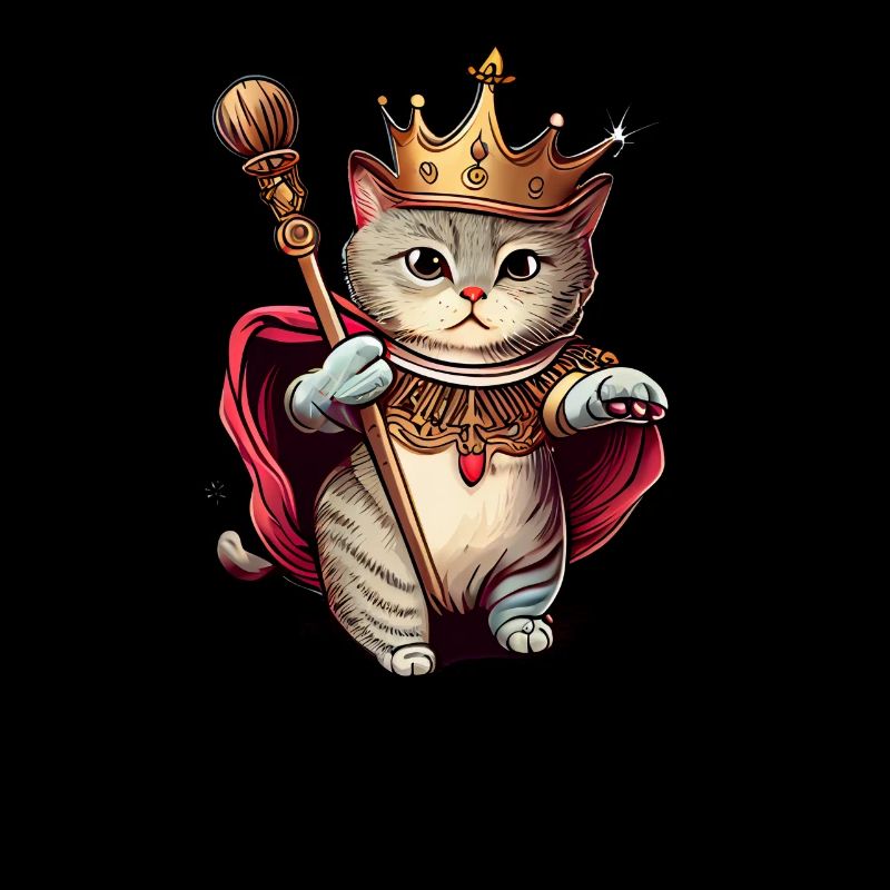 Chat chaton royal Kawaii